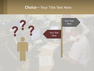 Cctv Keyboard Supervisor PowerPoint Template
