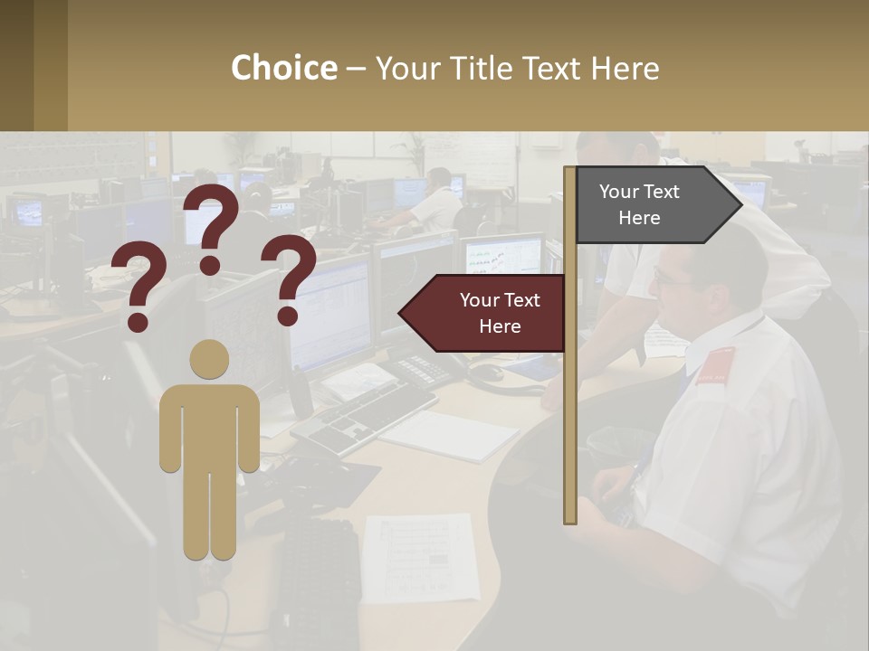 Cctv Keyboard Supervisor PowerPoint Template