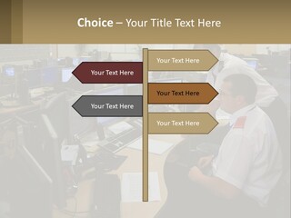 Cctv Keyboard Supervisor PowerPoint Template