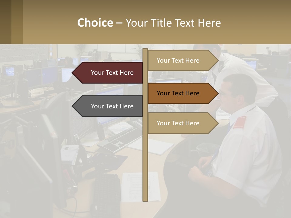 Cctv Keyboard Supervisor PowerPoint Template