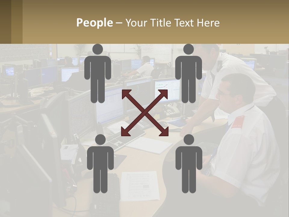 Cctv Keyboard Supervisor PowerPoint Template