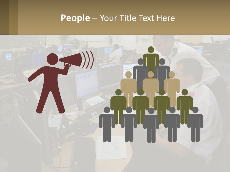 Cctv Keyboard Supervisor PowerPoint Template