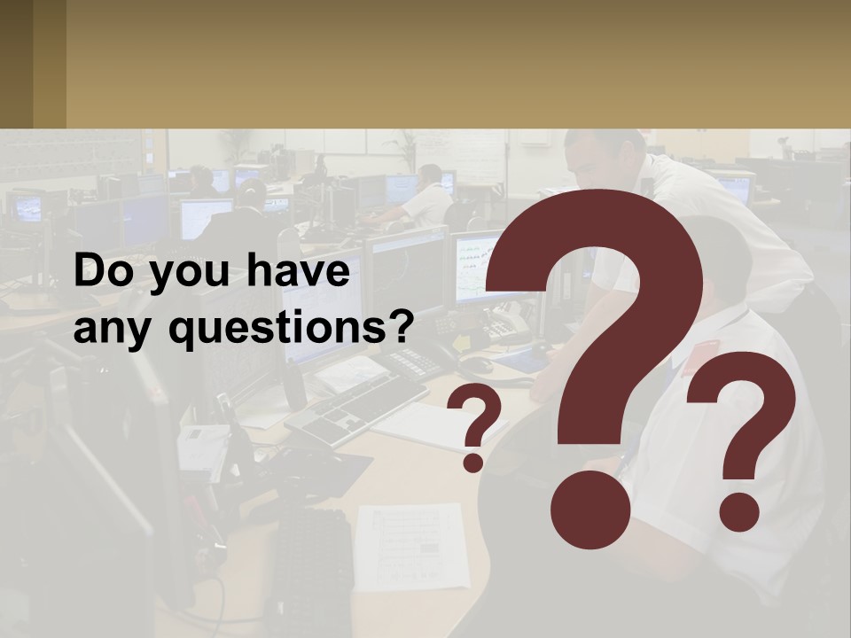 Cctv Keyboard Supervisor PowerPoint Template