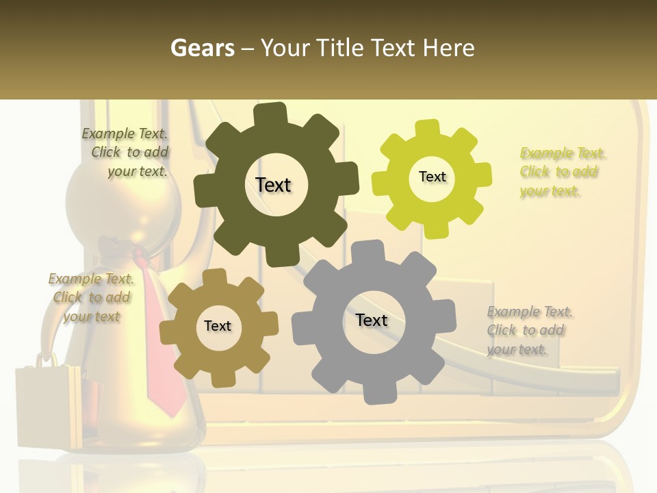 Manager Work Success PowerPoint Template