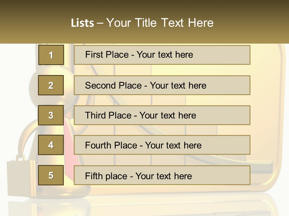 Manager Work Success PowerPoint Template