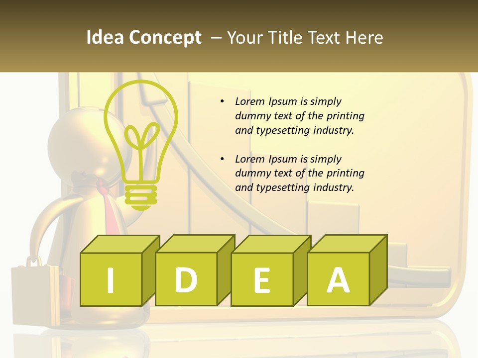 Manager Work Success PowerPoint Template