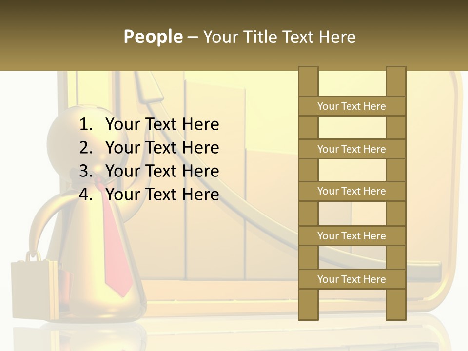 Manager Work Success PowerPoint Template