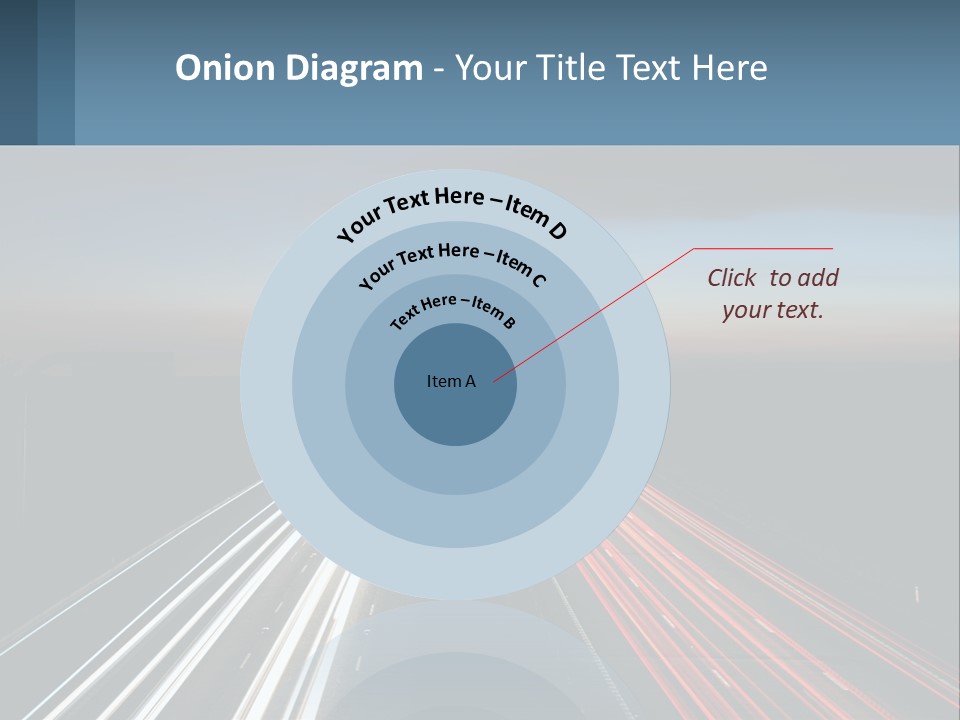 Dark Highway Nobody PowerPoint Template