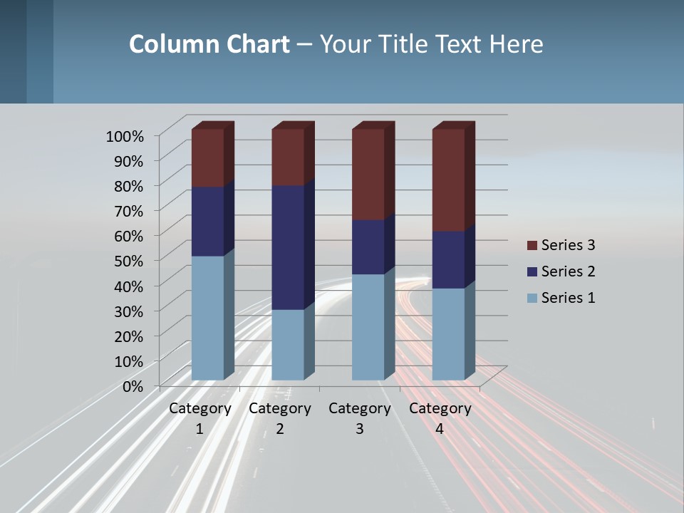 Dark Highway Nobody PowerPoint Template