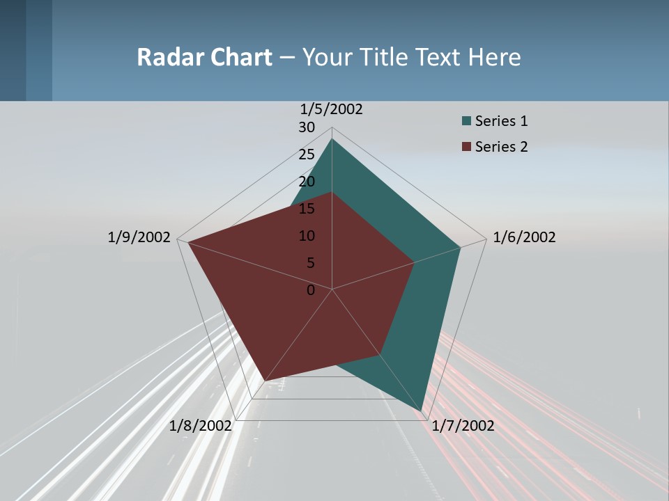 Dark Highway Nobody PowerPoint Template