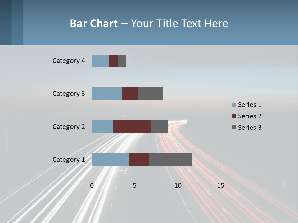 Dark Highway Nobody PowerPoint Template