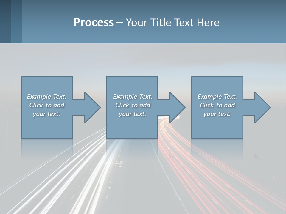 Dark Highway Nobody PowerPoint Template