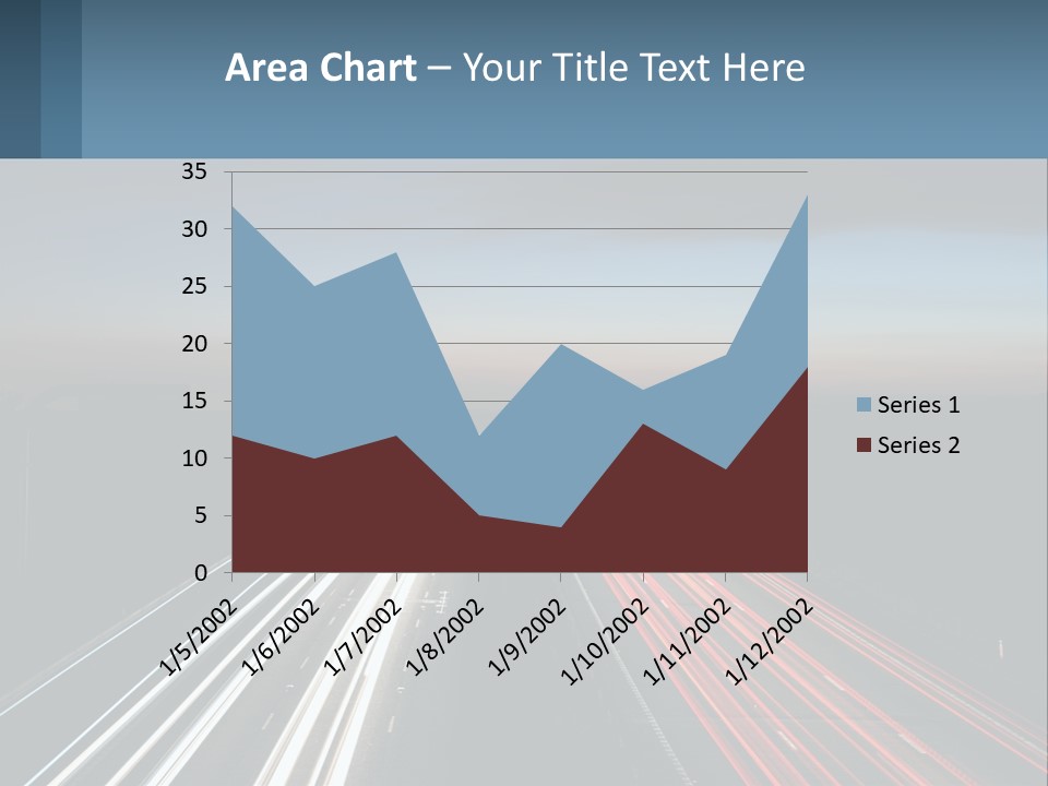 Dark Highway Nobody PowerPoint Template