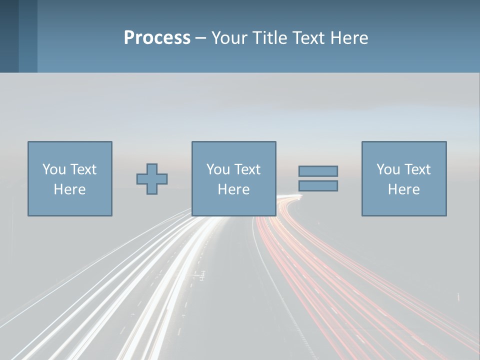 Dark Highway Nobody PowerPoint Template