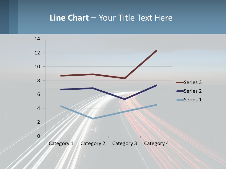 Dark Highway Nobody PowerPoint Template