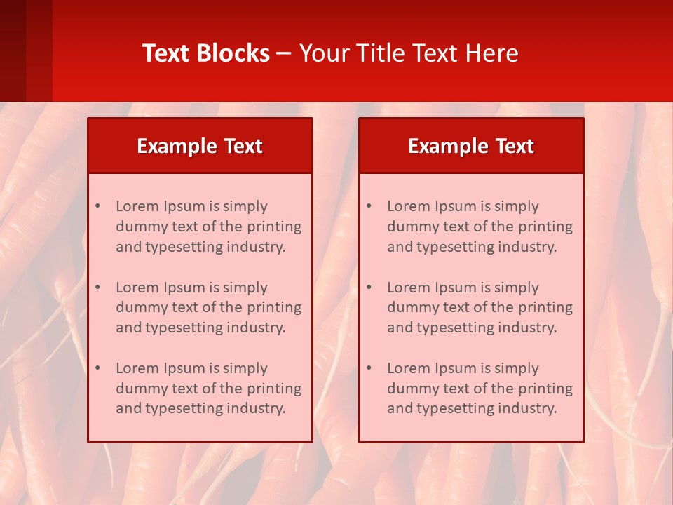Arrangement Raw Nutrition PowerPoint Template