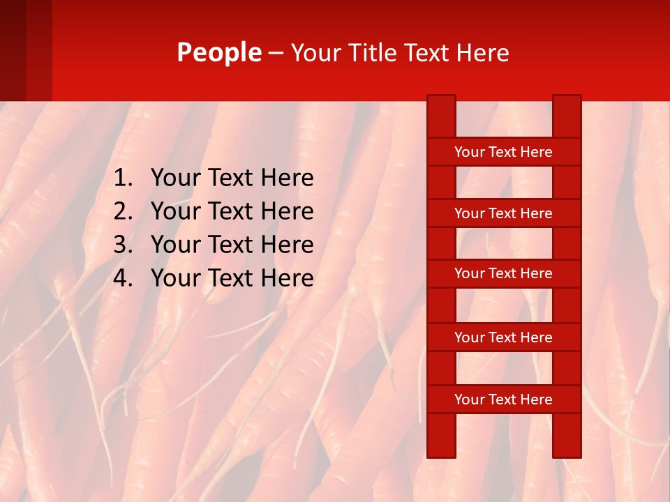 Arrangement Raw Nutrition PowerPoint Template