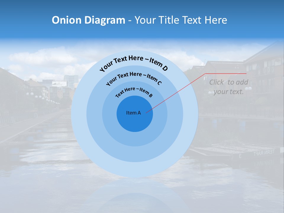 A Large Body Of Water With A City In The Background PowerPoint Template