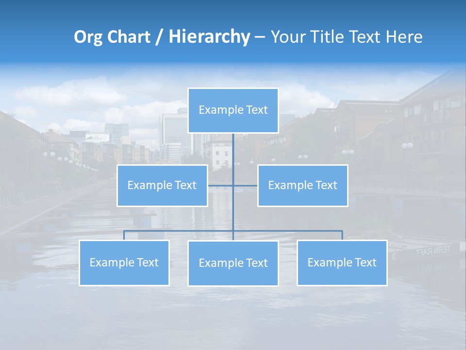 A Large Body Of Water With A City In The Background PowerPoint Template
