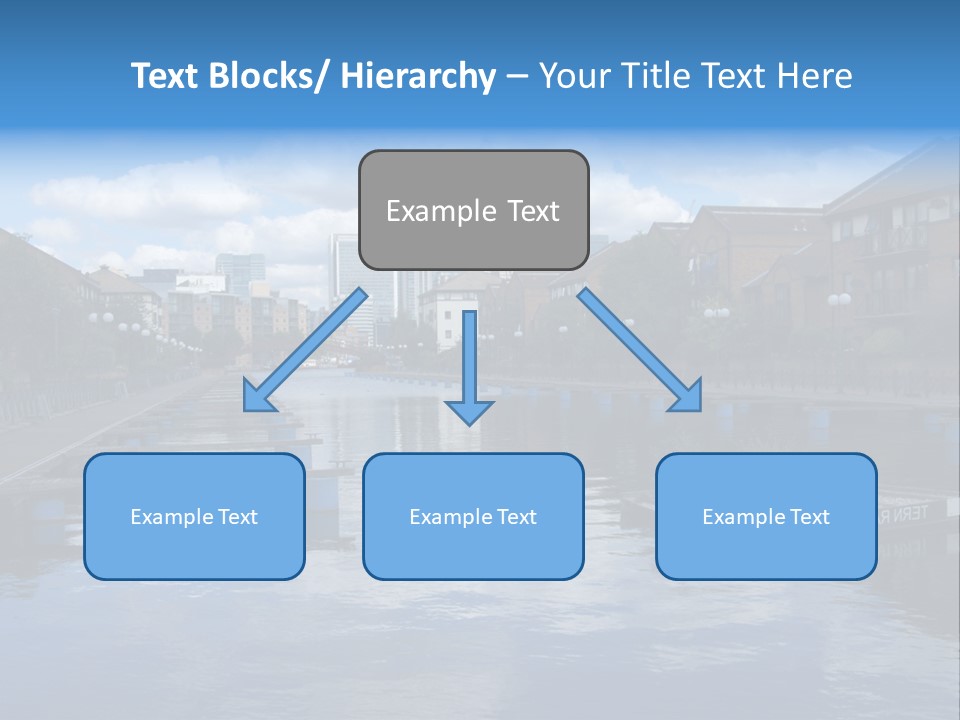 A Large Body Of Water With A City In The Background PowerPoint Template