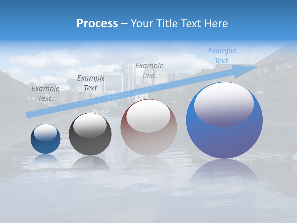 A Large Body Of Water With A City In The Background PowerPoint Template