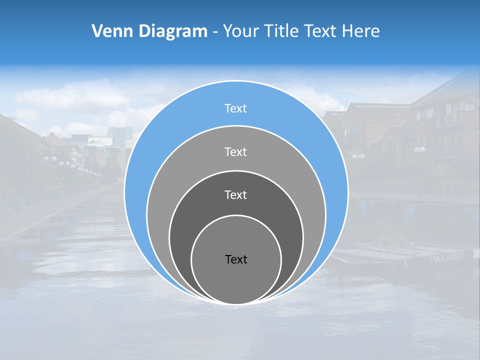 A Large Body Of Water With A City In The Background PowerPoint Template