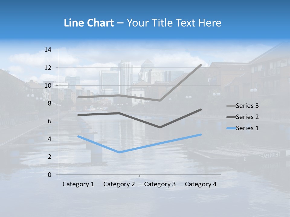 A Large Body Of Water With A City In The Background PowerPoint Template
