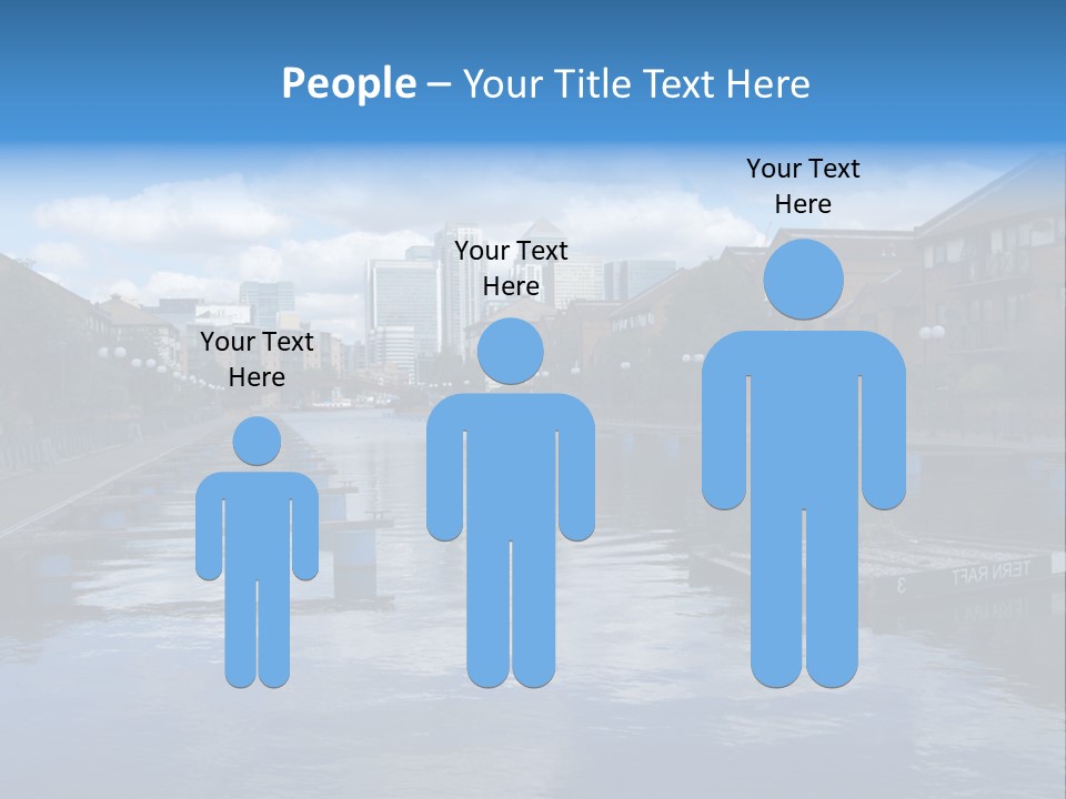 A Large Body Of Water With A City In The Background PowerPoint Template