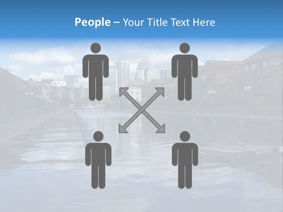 A Large Body Of Water With A City In The Background PowerPoint Template