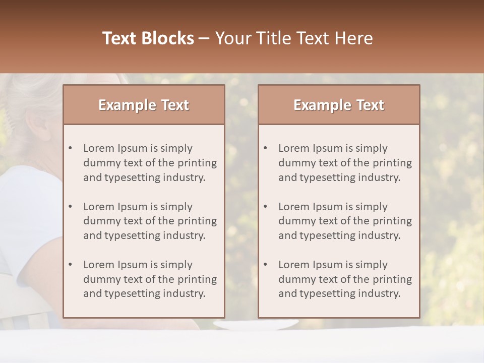 Lifestyle Summer People PowerPoint Template