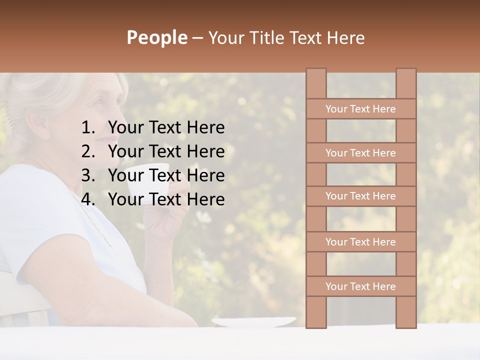 Lifestyle Summer People PowerPoint Template