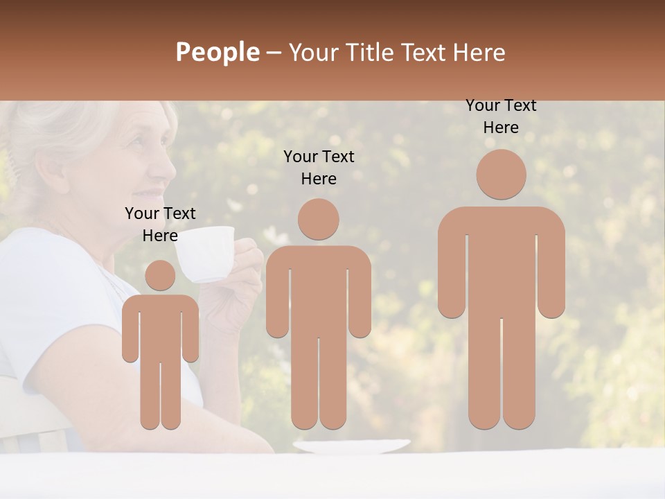 Lifestyle Summer People PowerPoint Template