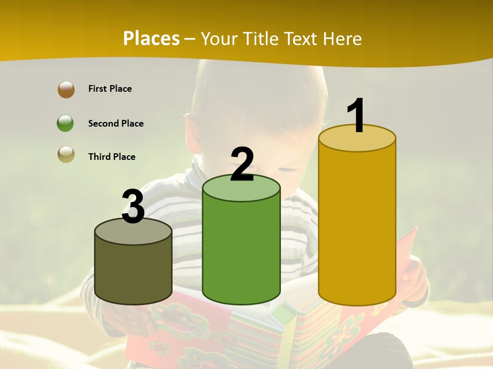 Cute Education Kid PowerPoint Template