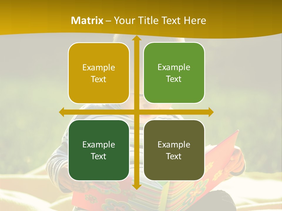 Cute Education Kid PowerPoint Template