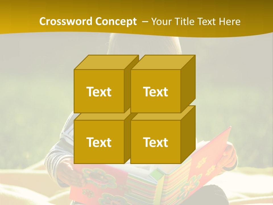 Cute Education Kid PowerPoint Template