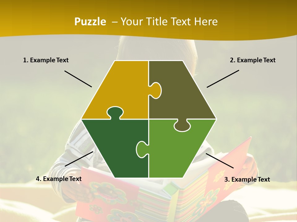 Cute Education Kid PowerPoint Template