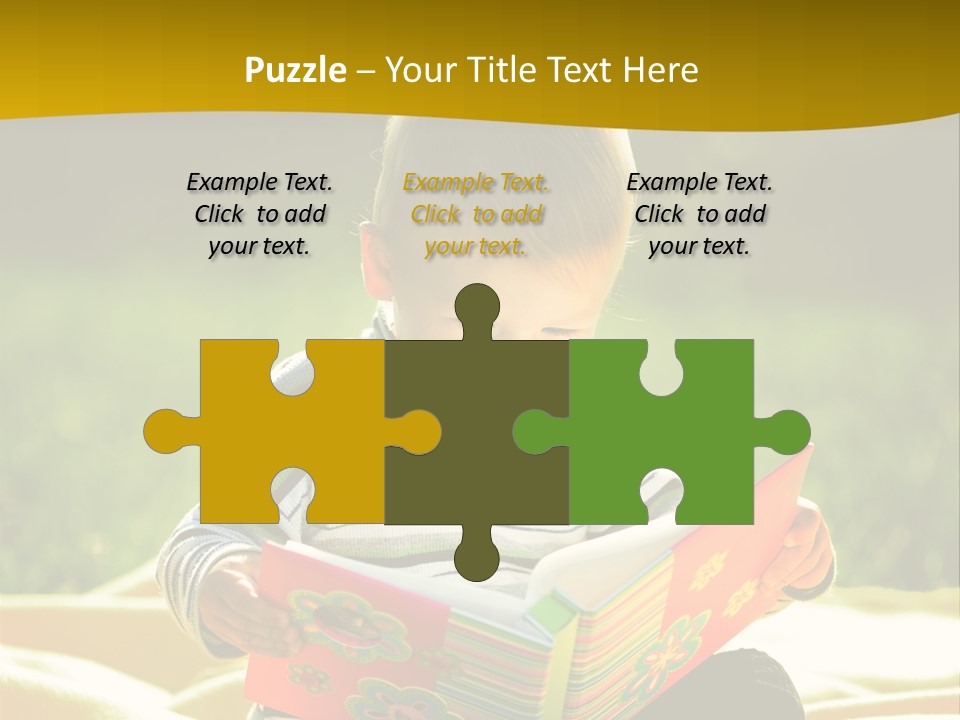 Cute Education Kid PowerPoint Template