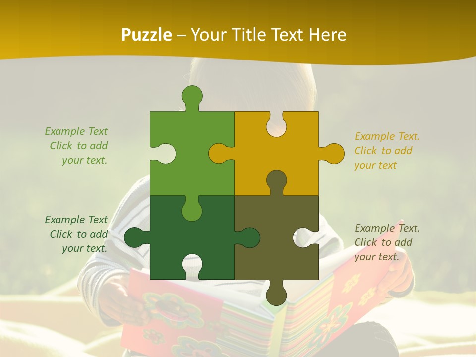 Cute Education Kid PowerPoint Template