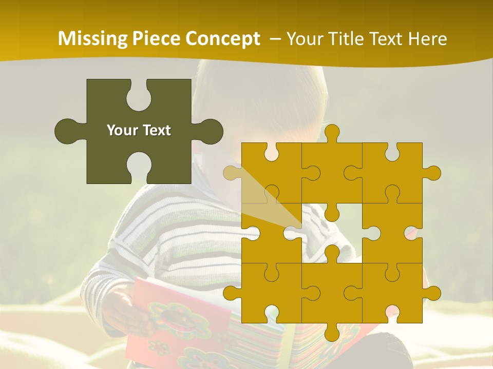 Cute Education Kid PowerPoint Template