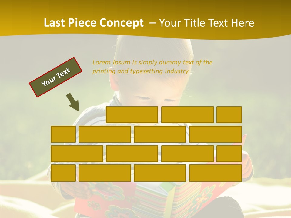 Cute Education Kid PowerPoint Template