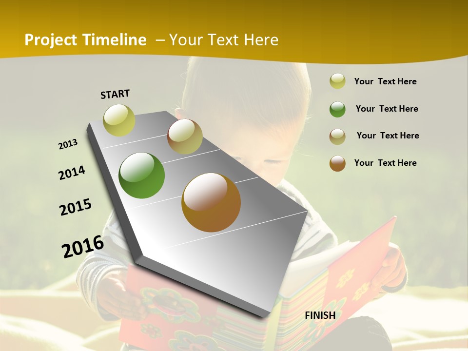 Cute Education Kid PowerPoint Template