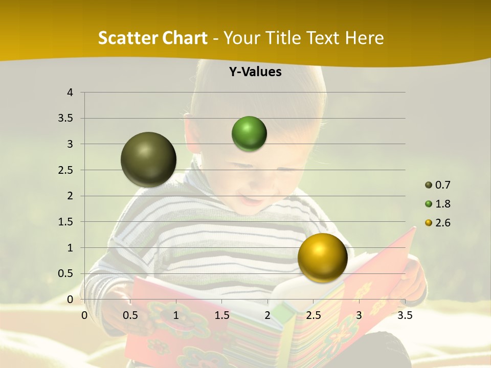 Cute Education Kid PowerPoint Template
