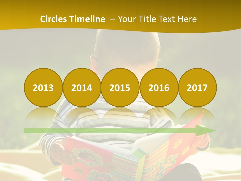 Cute Education Kid PowerPoint Template