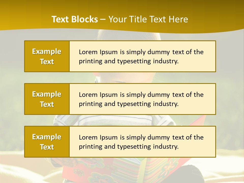 Cute Education Kid PowerPoint Template