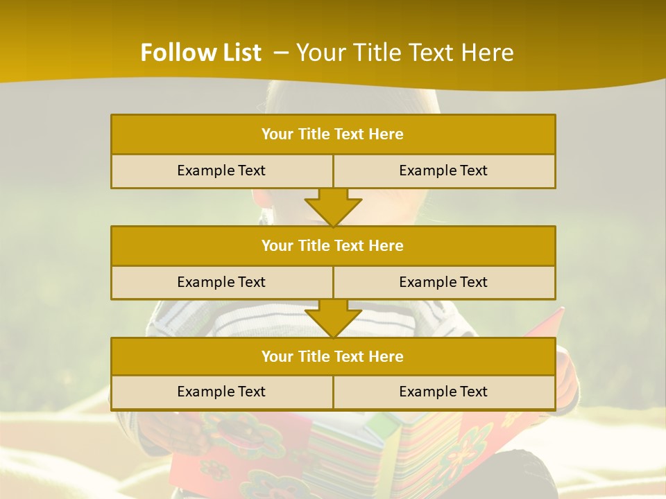 Cute Education Kid PowerPoint Template