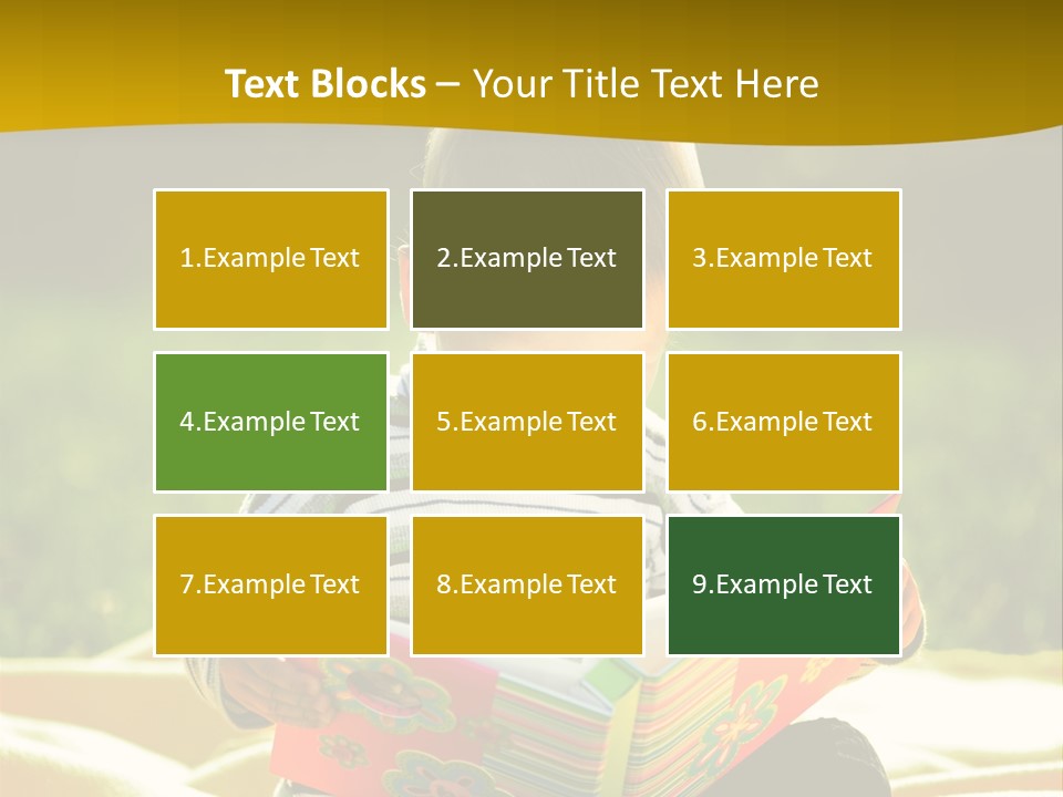 Cute Education Kid PowerPoint Template