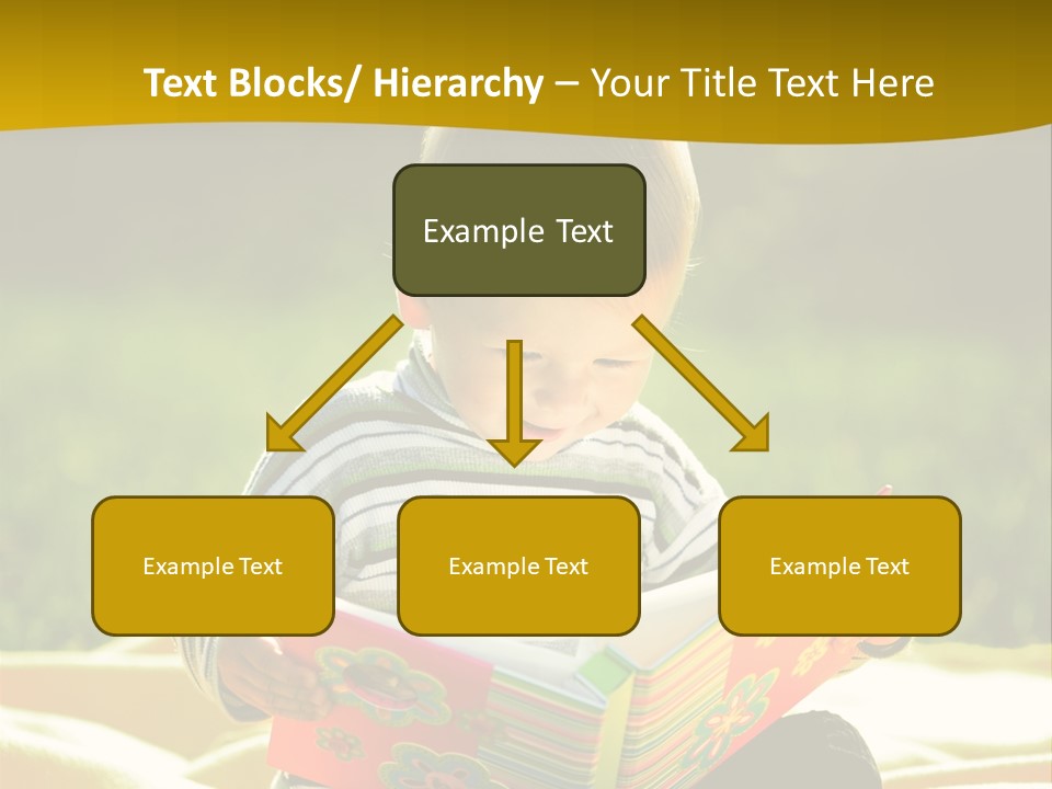 Cute Education Kid PowerPoint Template