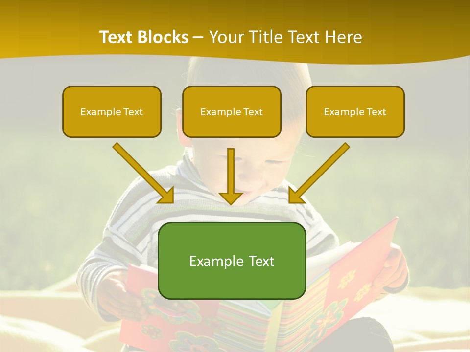 Cute Education Kid PowerPoint Template