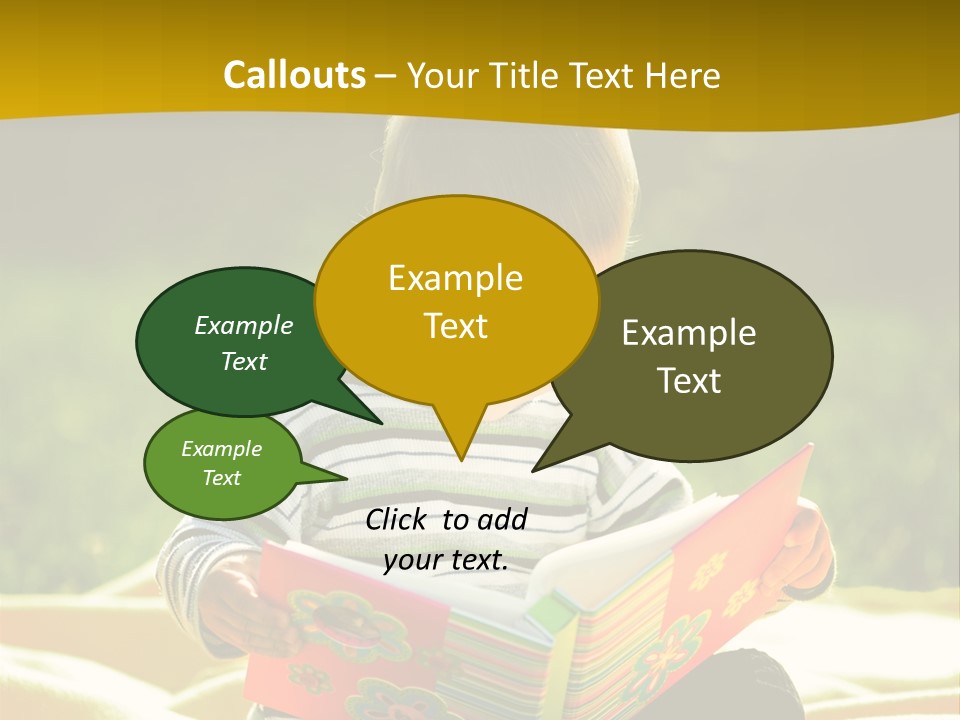 Cute Education Kid PowerPoint Template