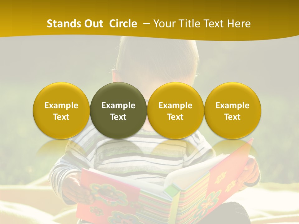 Cute Education Kid PowerPoint Template